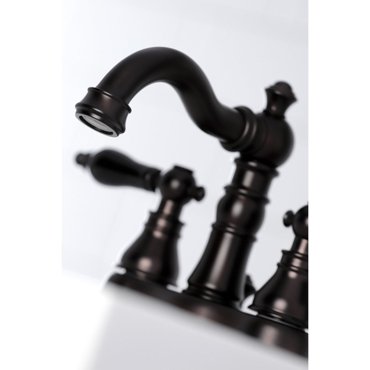 Duchess FSC1605AKL Two-Handle 3-Hole Deck Mount 4" Centerset Bathroom Faucet with Pop-Up Drain, Oil Rubbed Bronze