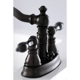 Duchess FSC1605AKL Two-Handle 3-Hole Deck Mount 4" Centerset Bathroom Faucet with Pop-Up Drain, Oil Rubbed Bronze