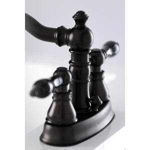 Duchess FSC1605AKL Two-Handle 3-Hole Deck Mount 4" Centerset Bathroom Faucet with Pop-Up Drain, Oil Rubbed Bronze