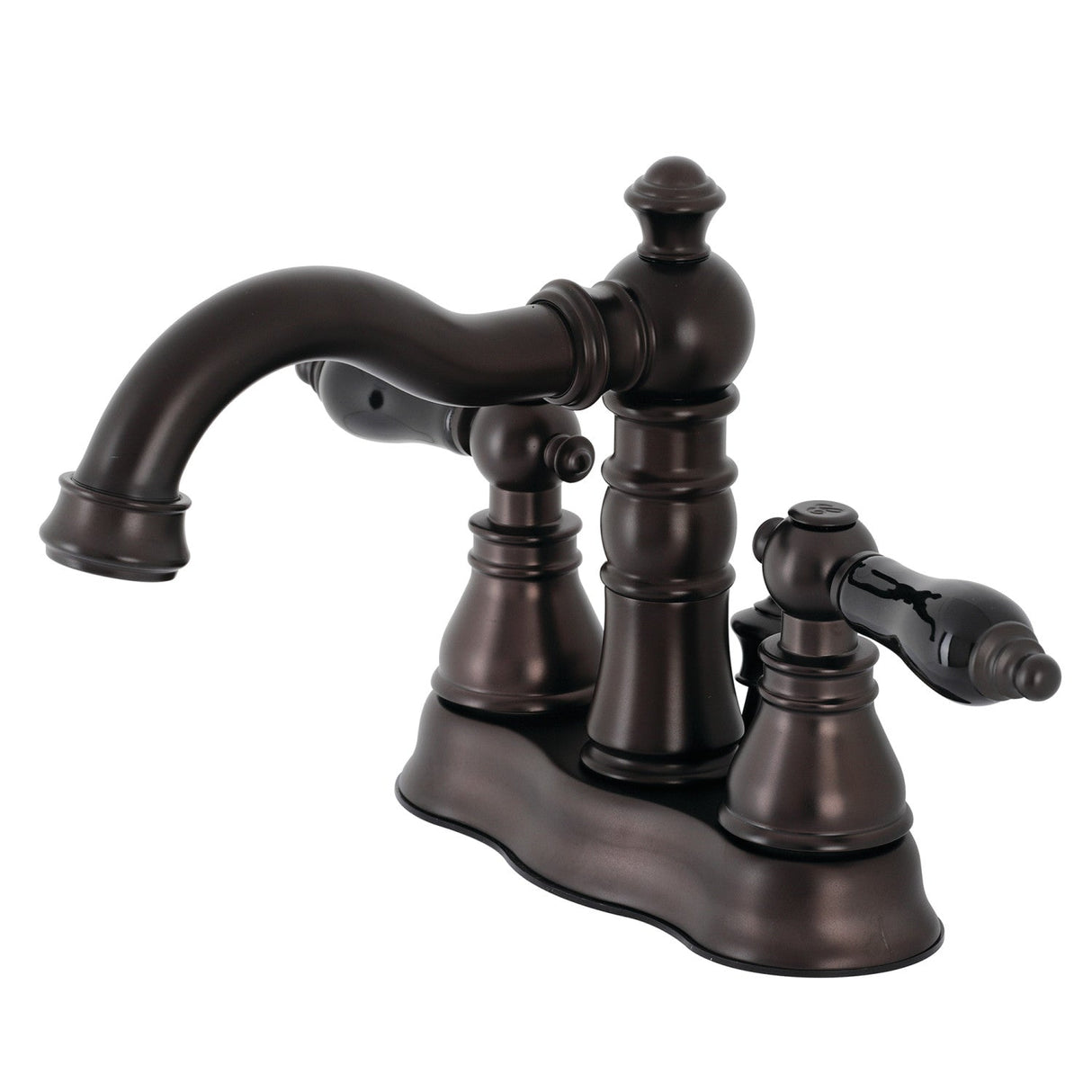 Duchess FSC1605AKL Two-Handle 3-Hole Deck Mount 4" Centerset Bathroom Faucet with Pop-Up Drain, Oil Rubbed Bronze