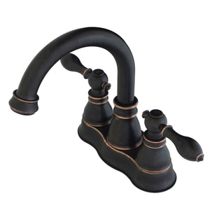 American Classic FSC1616ACL Two-Handle 2-Hole Deck Mount 4" Centerset Bathroom Faucet with Pop-Up Drain, Naples Bronze