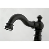English Classic FSC1970AL Two-Handle 3-Hole Deck Mount Widespread Bathroom Faucet with Brass Pop-Up, Matte Black