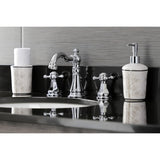 Metropolitan FSC1971BX Two-Handle 3-Hole Deck Mount Widespread Bathroom Faucet with Pop-Up Drain, Polished Chrome