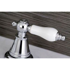 English Classic FSC1971PL Two-Handle 3-Hole Deck Mount Widespread Bathroom Faucet with Pop-Up Drain, Polished Chrome