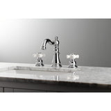 American Classic FSC1971PX Two-Handle 3-Hole Deck Mount Widespread Bathroom Faucet with Pop-Up Drain, Polished Chrome