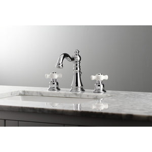 American Classic FSC1971PX Two-Handle 3-Hole Deck Mount Widespread Bathroom Faucet with Pop-Up Drain, Polished Chrome