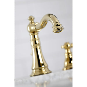 Duchess FSC1972AKL Two-Handle 3-Hole Deck Mount Widespread Bathroom Faucet with Pop-Up Drain, Polished Brass