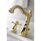 Metropolitan FSC1972BX Two-Handle 3-Hole Deck Mount Widespread Bathroom Faucet with Pop-Up Drain, Polished Brass