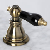 Duchess FSC19733AKL Two-Handle 3-Hole Deck Mount Widespread Bathroom Faucet with Brass Pop-Up, Antique Brass