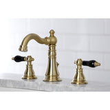 Duchess FSC1973AKL Two-Handle 3-Hole Deck Mount Widespread Bathroom Faucet with Brass Pop-Up, Brushed Brass