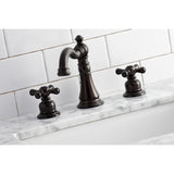 American Classic FSC1975AX Two-Handle 3-Hole Deck Mount Widespread Bathroom Faucet with Pop-Up Drain, Oil Rubbed Bronze