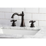 American Classic FSC1975AX Two-Handle 3-Hole Deck Mount Widespread Bathroom Faucet with Pop-Up Drain, Oil Rubbed Bronze