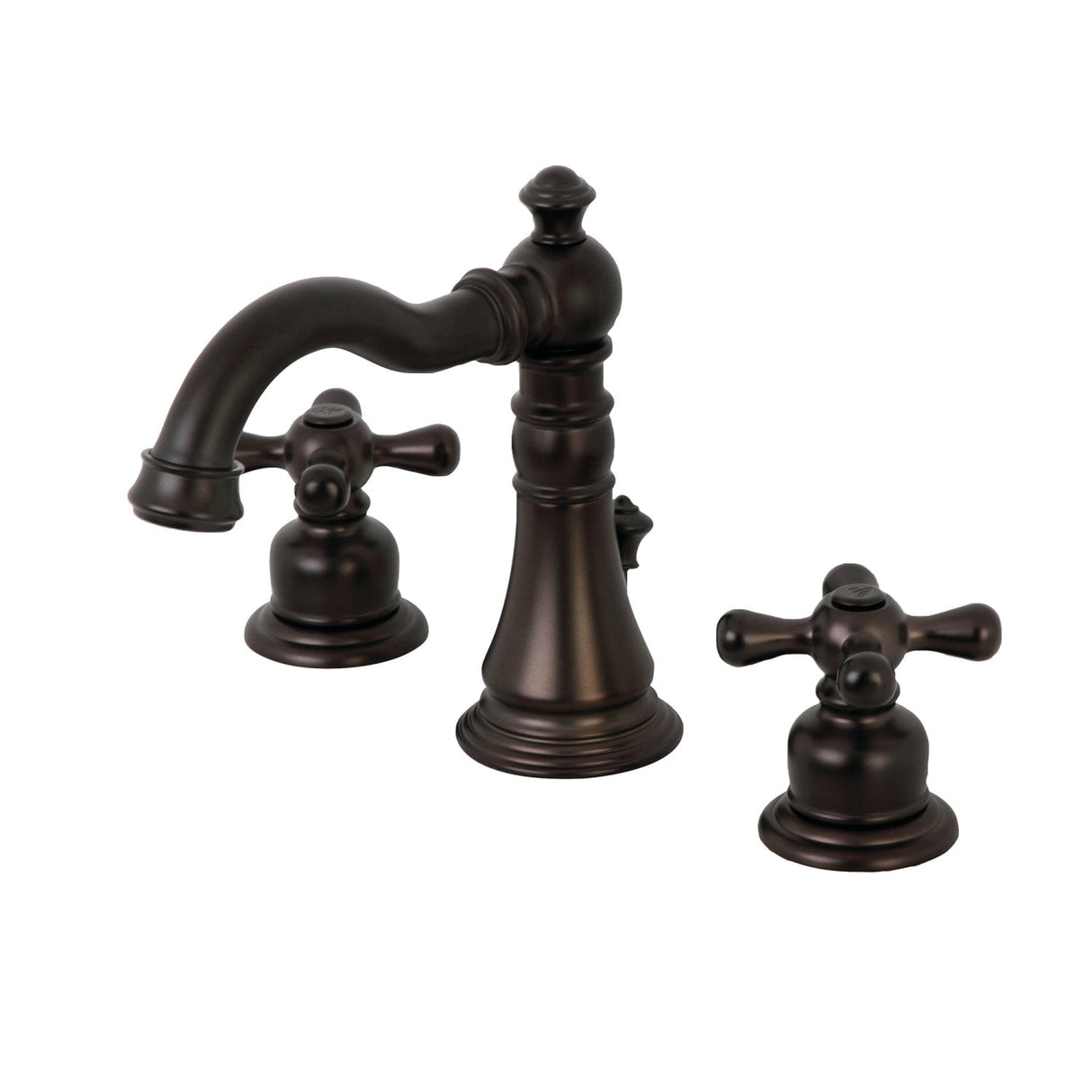 American Classic FSC1975AX Two-Handle 3-Hole Deck Mount Widespread Bathroom Faucet with Pop-Up Drain, Oil Rubbed Bronze