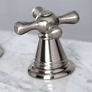 American Classic FSC1978AAX Two-Handle 3-Hole Deck Mount Widespread Bathroom Faucet with Pop-Up Drain, Brushed Nickel