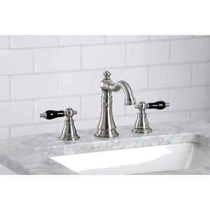 Duchess FSC1978AKL Two-Handle 3-Hole Deck Mount Widespread Bathroom Faucet with Pop-Up Drain, Brushed Nickel