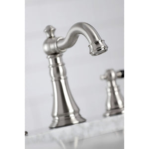 Duchess FSC1978AKL Two-Handle 3-Hole Deck Mount Widespread Bathroom Faucet with Pop-Up Drain, Brushed Nickel