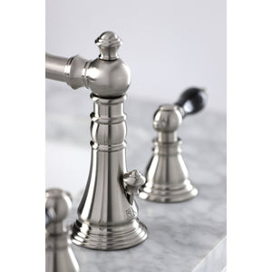 Duchess FSC1978AKL Two-Handle 3-Hole Deck Mount Widespread Bathroom Faucet with Pop-Up Drain, Brushed Nickel