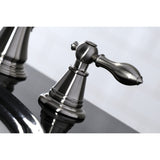 English Classic FSC1978AL Two-Handle 3-Hole Deck Mount Widespread Bathroom Faucet with Pop-Up Drain, Brushed Nickel