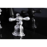American Classic FSC1978AX Two-Handle 3-Hole Deck Mount Widespread Bathroom Faucet with Pop-Up Drain, Brushed Nickel
