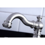 American Classic FSC1978AX Two-Handle 3-Hole Deck Mount Widespread Bathroom Faucet with Pop-Up Drain, Brushed Nickel