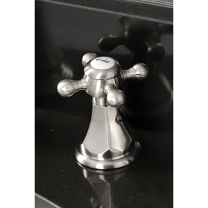 Metropolitan FSC1978BX Two-Handle 3-Hole Deck Mount Widespread Bathroom Faucet with Pop-Up Drain, Brushed Nickel