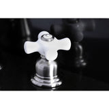 American Classic FSC1978PX Two-Handle 3-Hole Deck Mount Widespread Bathroom Faucet with Pop-Up Drain, Brushed Nickel