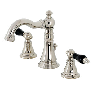 Duchess FSC1979AKL Two-Handle 3-Hole Deck Mount Widespread Bathroom Faucet with Brass Pop-Up, Polished Nickel