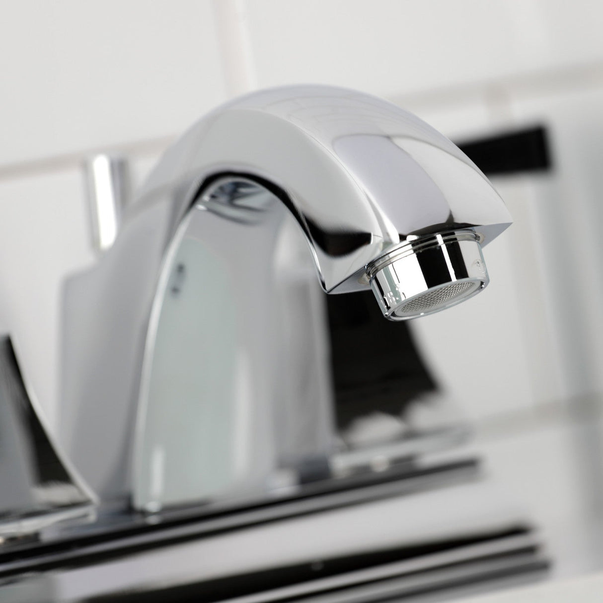 Concord FSC4641DL Two-Handle 3-Hole Deck Mount 4" Centerset Bathroom Faucet with Pop-Up Drain, Polished Chrome