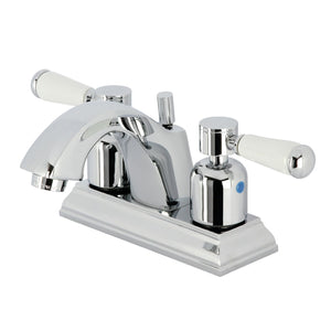 Paris FSC4641DPL Two-Handle 3-Hole Deck Mount 4" Centerset Bathroom Faucet with Pop-Up Drain, Polished Chrome