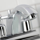 Concord FSC4641DX Two-Handle 3-Hole Deck Mount 4" Centerset Bathroom Faucet with Pop-Up Drain, Polished Chrome