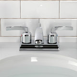Centurion FSC4641EFL Two-Handle 3-Hole Deck Mount 4" Centerset Bathroom Faucet with Pop-Up Drain, Polished Chrome