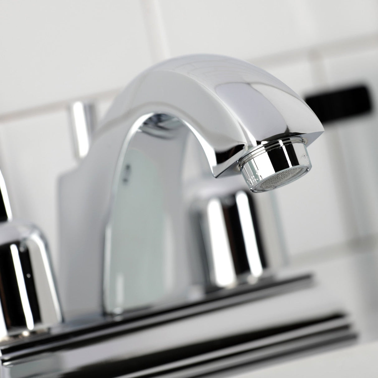 Centurion FSC4641EFL Two-Handle 3-Hole Deck Mount 4" Centerset Bathroom Faucet with Pop-Up Drain, Polished Chrome