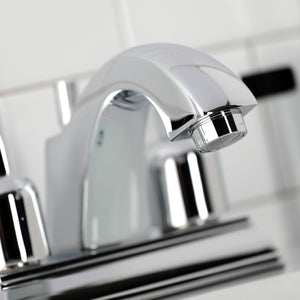 Centurion FSC4641EFL Two-Handle 3-Hole Deck Mount 4" Centerset Bathroom Faucet with Pop-Up Drain, Polished Chrome