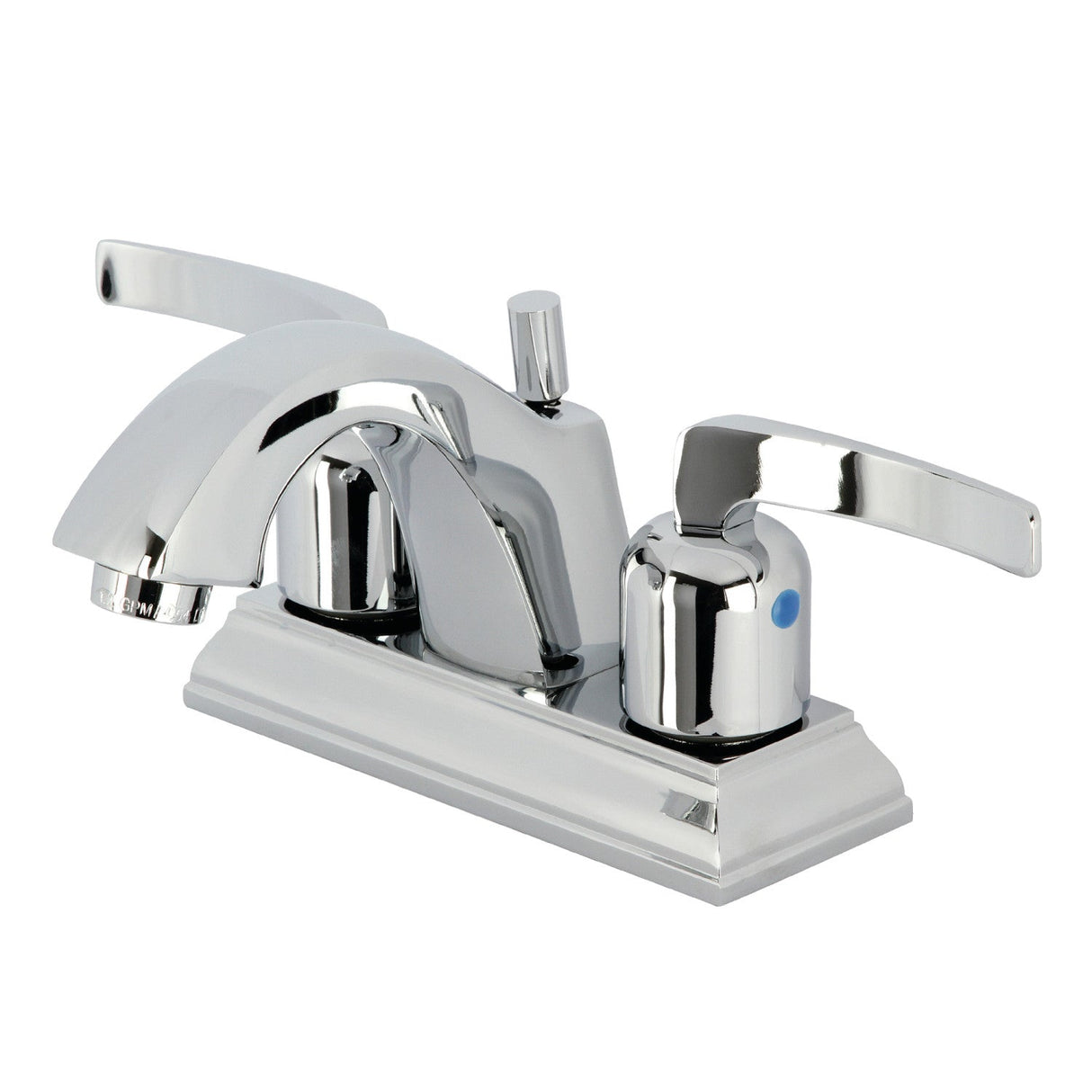 Centurion FSC4641EFL Two-Handle 3-Hole Deck Mount 4" Centerset Bathroom Faucet with Pop-Up Drain, Polished Chrome