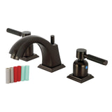 Kaiser FSC4685DKL Two-Handle 3-Hole Deck Mount Widespread Bathroom Faucet with Pop-Up Drain, Oil Rubbed Bronze