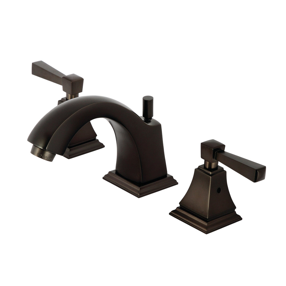 Concord FSC4685DL Two-Handle 3-Hole Deck Mount Widespread Bathroom Faucet with Pop-Up Drain, Oil Rubbed Bronze