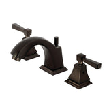 Concord FSC4685DL Two-Handle 3-Hole Deck Mount Widespread Bathroom Faucet with Pop-Up Drain, Oil Rubbed Bronze