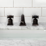 Concord FSC4685DX Two-Handle 3-Hole Deck Mount Widespread Bathroom Faucet with Pop-Up Drain, Oil Rubbed Bronze