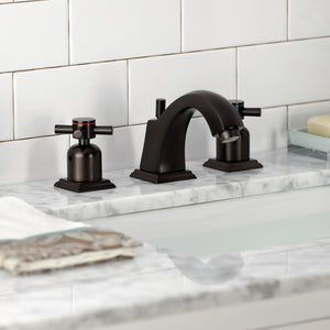 Concord FSC4685DX Two-Handle 3-Hole Deck Mount Widespread Bathroom Faucet with Pop-Up Drain, Oil Rubbed Bronze