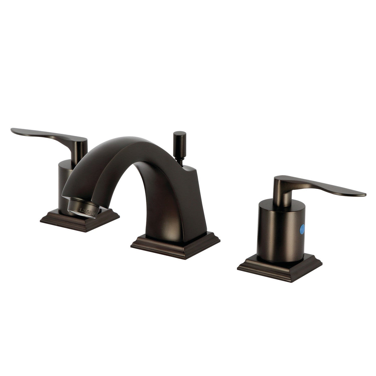 Serena FSC4685SVL Two-Handle 3-Hole Deck Mount Widespread Bathroom Faucet with Pop-Up Drain, Oil Rubbed Bronze