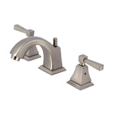 Concord FSC4688DL Two-Handle 3-Hole Deck Mount Widespread Bathroom Faucet with Pop-Up Drain, Brushed Nickel
