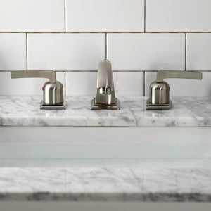 Centurion FSC4688EFL Two-Handle 3-Hole Deck Mount Widespread Bathroom Faucet with Pop-Up Drain, Brushed Nickel