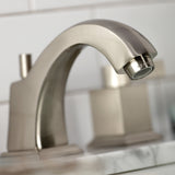Meridian FSC4688NQL Two-Handle 3-Hole Deck Mount Widespread Bathroom Faucet with Pop-Up Drain, Brushed Nickel