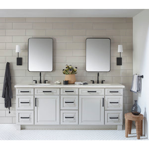 NuvoFusion FSC8920NDL Two-Handle 3-Hole Deck Mount Widespread Bathroom Faucet with Pop-Up Drain, Matte Black