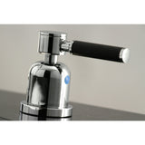 Kaiser FSC8921DKL Two-Handle 3-Hole Deck Mount Widespread Bathroom Faucet with Pop-Up Drain, Polished Chrome