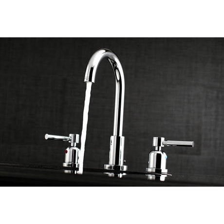 Concord FSC8921DL Two-Handle 3-Hole Deck Mount Widespread Bathroom Faucet with Pop-Up Drain, Polished Chrome