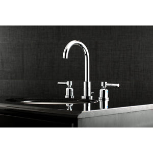 Concord FSC8921DL Two-Handle 3-Hole Deck Mount Widespread Bathroom Faucet with Pop-Up Drain, Polished Chrome