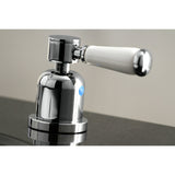 Paris FSC8921DPL Two-Handle 3-Hole Deck Mount Widespread Bathroom Faucet with Pop-Up Drain, Polished Chrome