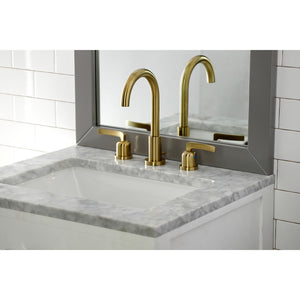 Centurion FSC8923EFL Two-Handle 3-Hole Deck Mount Widespread Bathroom Faucet with Pop-Up Drain, Brushed Brass