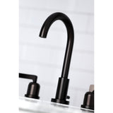 Centurion FSC8925EFL Two-Handle 3-Hole Deck Mount Widespread Bathroom Faucet with Pop-Up Drain, Oil Rubbed Bronze